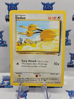 Pokemon Doduo - 72/130 - Base Set 2 LP - Image 1 of 2