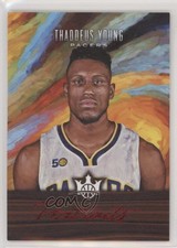 2017-18 Panini Court Kings Portraits Ruby /65 Thaddeus Young #29