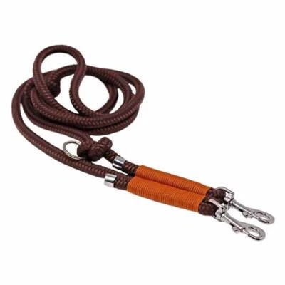 HANDGEFERTIGT Tauleine Führleine Hundeleine Standardleine passend zu AnnyX braun/bernstein