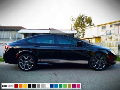 Decal body sticker Stripe kit For Chrysler 200 panel top Wheel 2015 2016 2017  - Image 1 of 4