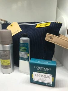 L'occitane L'Homme Cedrat Travel kit Soap Shaving GelAfter Shave Gel Cream Pouch - Picture 1 of 1