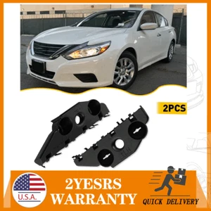 For ALTIMA 2016 2017 2018 Bumper Bracket Retainer Front Pair Plastic Hold Mount - Picture 1 of 10
