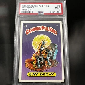 1985 GARBAGE PAIL KIDS #5B JAY DECAY MATTE BACK PSA 9 MINT 1ST SERIES - Picture 1 of 2