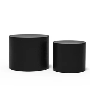 MDF Side/Coffee/End/Nesting Table Set of 2 - Ash/Oak/Walnut Veneer - Picture 1 of 9