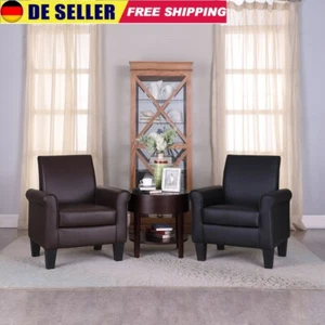 Ohrensessel Modern Sessel Clubsessel Lesesessel TV-Sessel Relaxsessel Kunstleder - Bild 1 von 13