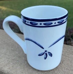 DANSK 9er Set "Norwegian Blue" Bistro Kaffee Tee Tassen weiß Tassen ZURÜCKGENOMMEN - Bild 1 von 15