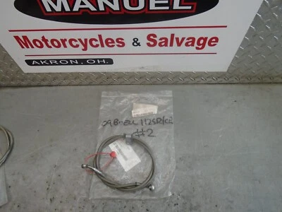 2009 08-09 Buell 1125CR 1125R 1125 steel braded clutch line hose #2 - Image 1 of 2