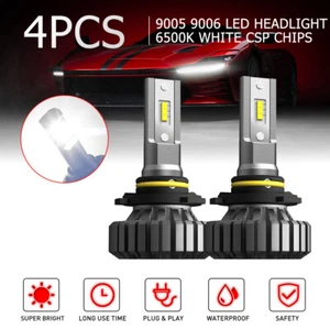 Error Free CANBUS 9005 9006 LED High Low Beam Headlight Headlamps 40000LM Bright - Foto 1 di 12