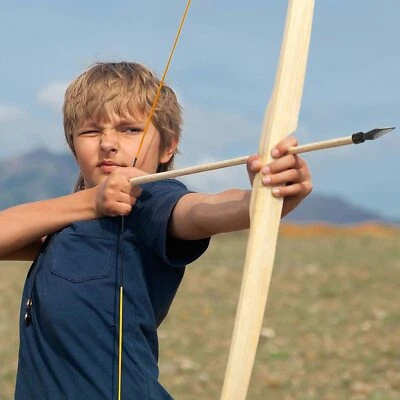 20pc Soft Rubber Wooden Arrow Wooden Arrows Toy Arrows for Archery Bows Outdoor - Image 1 of 4