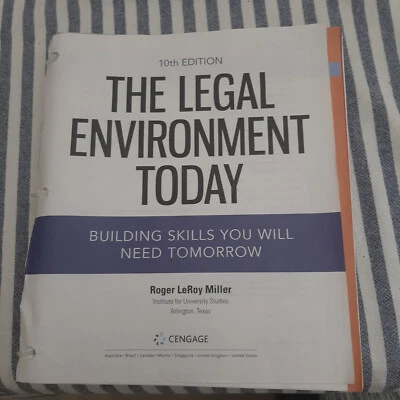 MindTap Course List Ser.: The Legal Environment Today by Miller 10TH-LOOSE LEAF - Image 1 of 3