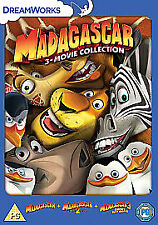 Madagascar / Madagascar 2 - Escape To Africa / Madagascar 3 (Box Set) (DVD, 2015)