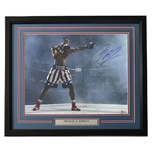 Michael B. Jordan Autograph Signed Creed 16x20 Photo Framed Beckett Coa - Picture 1 of 6