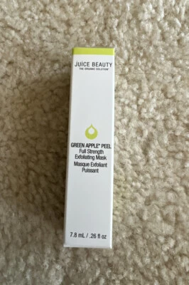 NIB Juice Beauty Green Apple Peel Exfoliating Mask Travel Size 7.8 ml   E5 - Image 1 of 4