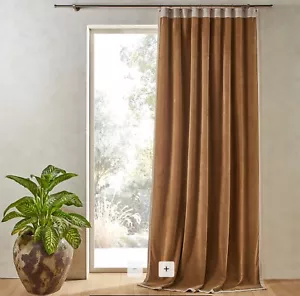 Leinen Einzelgardine Baumwolle Samt 140x180cm UVP140€ Venita La Redoute - Bild 1 von 13