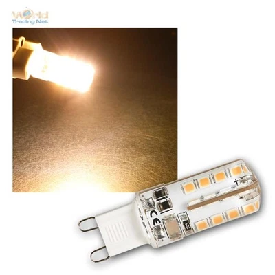 G9 LED Mini Birne Silicia 360° 230V 180/320lm Leuchtmittel Stiftsockellampe - Bild 1 von 4
