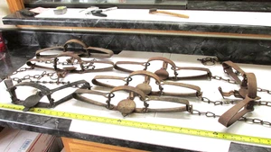 7  Old  #  4 & 3   Blake Lamb  Longspring  Mancave Cabin Trap Trapping  User's ? - Picture 1 of 4