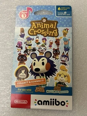 Карты для скрещивания животных amiibo серия 3 Nintendo Wii U - упаковка 6 шт. - Изображение 1 из 2