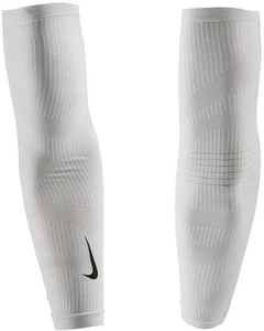 Nike Tejido Zonificado Correr Mangas Brazo Blanco Compresión Correr Deportes Entrenamiento Hombres - Imagen 1 de 1