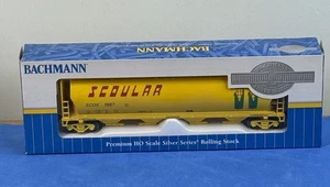 Bachmann #19104 HO Scale Scoular #1687 4 Bay Cylindrical Grain Hopper New In Box - Picture 1 of 10