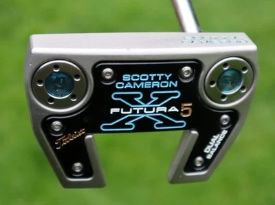 Taco de golfe Scotty Cameron personalizado Futura X5 equilíbrio duplo martelo - 38" com capa - ESTADO PERFEITO! - Imagem 1 de 4