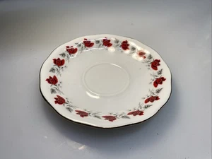 Favolina/Karolina Tea Cup Saucer Plate Trailing Rose/Made In Poland - Imagen 1 de 7
