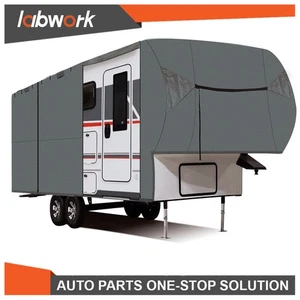 Labwork 5th Wheel RV Cover For 29'-33' FT RV Motorhome Camper 4-Ply Waterproof - Picture 1 of 19