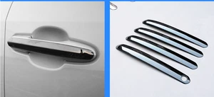 Door Handle Lid Cover Trim For 19-24 Toyota RAV4 steel black 4pcs 20+ Highlander - Picture 1 of 4