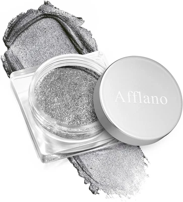 Ombretto Glitter Argento, Ombretto Crema, Ombretto Metallizzato, Trucco Argento  - Immagine 1 di 4