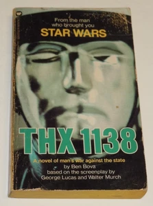 THX 1138 by Ben Bova WARNER BOOKS 1978 PB - Based on Screenplay by George Lucas - Picture 1 of 5