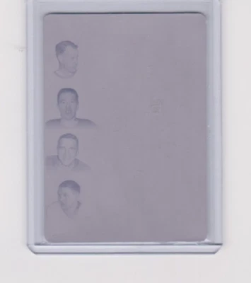 2019-20 Leaf Superlative Collection Signatures Printing Plate 1/1 Gordie Howe SP - Image 1 of 2