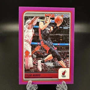 2023-24 Panini NBA Hoops Tyler Herro Purple #221 Miami Heat - Picture 1 of 2