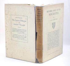 * Rare * Before And After Socrates By F.M. Cornford First Edition in D/J 1932 - Picture 1 of 6