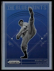 2023 Panini Prizm Bob Feller The Blueprints Silver Prizms Cleveland Indians #TB8 - Picture 1 of 2