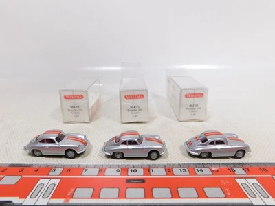 Wiking 1:87 H0 3X 814 03 Coupé Porsche 356 Techno Classica Mint Box #EG822-0,5 - Immagine 1 di 4