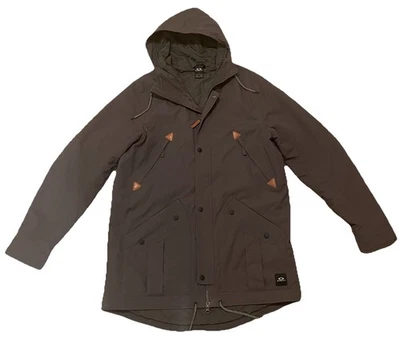 Chaqueta Parka Oakley Silver Horse XL Para Hombre Edredón Forrado Gris Invierno Esquí Snowboard Foto 1 de 4