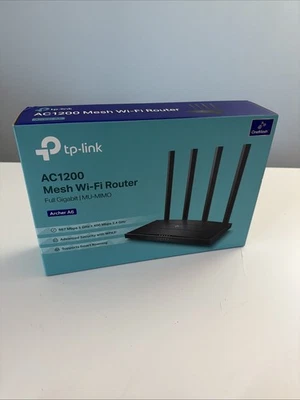 Router e TP-LINK AC1200 Wireless Dual Band Gigabit  Aperto Mai Usato - Immagine 1 di 4