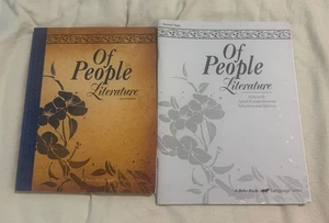 Abeka 7th grade student literature of people book & tests - Picture 1 of 9