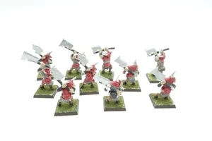 Bestigors with Greataxe [x10] Beasts of Chaos [The Old World] Parcialmente pintado - Imagen 1 de 2