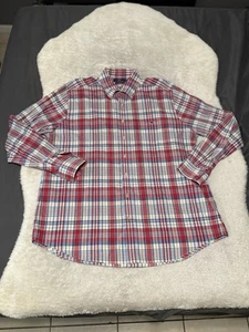 Vineyard Vines Slim Fit Tucker Shirt Red Plaid Button Down Shirt Size XL - Picture 1 of 6