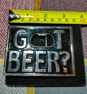 Silberton 'Got Beer' Gürtelschnalle JCHD* - Bild 1 von 4