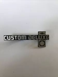 ✅ 1981 - 1987 Chevy Custom deluxe 10 Truck Fender Emblems - Bild 1 von 6