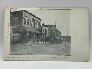South Amboy NJ Postkarte Middlesex County New Jersey Broadway Postblock 1905 - Bild 1 von 3