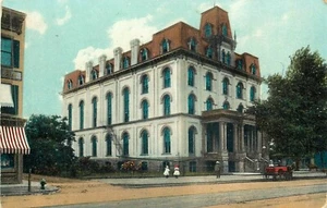 JAMAICA QUEENS NY OLD TOWN HALL 1907 POSTCARD - Picture 1 of 2