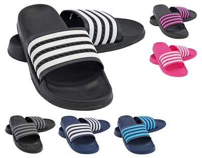 + Badeschuhe Badelatschen Pantoletten Saunaschuhe Sandale  Damen Herren Gr.37-48 - Bild 1 von 2