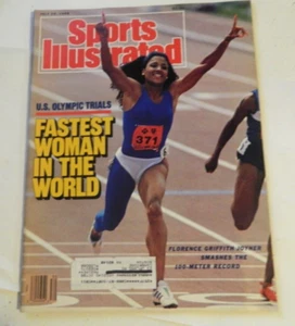 Sports Illustrated Magazine-July 25 1988-Olympic Trials-Florence Griffith Joyner - Picture 1 of 3