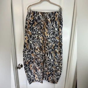 Pantalones estampados Free People Movement para mujer leopardo desteñido día del juego talla grande nuevos sin etiquetas - Imagen 1 de 10