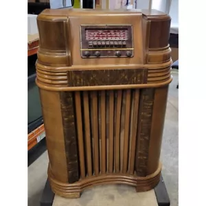 Vintage PHILCO 42-380 Tube Console Radio - Parts/Repair - Local Pick Up Only - Picture 1 of 4
