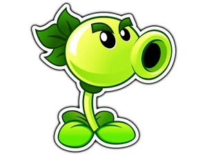 Repeater Plants Zombies Sticker Waterproof Vinyl Decal Die-Cut Car Laptop - Picture 1 of 1