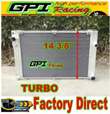 Radiador de aluminio para PORSCHE 944 2.5L TURBO / S2 3.0L 1986-1991 manual Foto 1 de 4