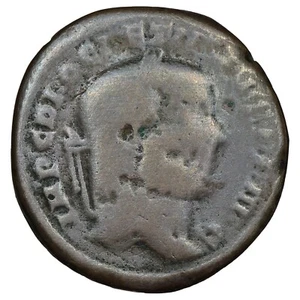 Monnaie romaine - DIOCLÉTIEN Follis ou nummus - 302-303 Rome - cuivre - RIC.103a - Imagen 1 de 2